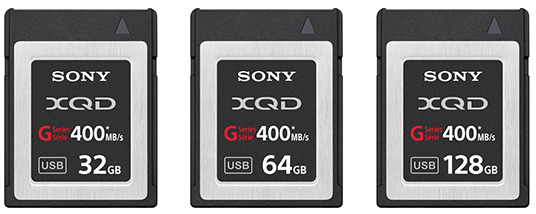 Sony XQD Memory Cards